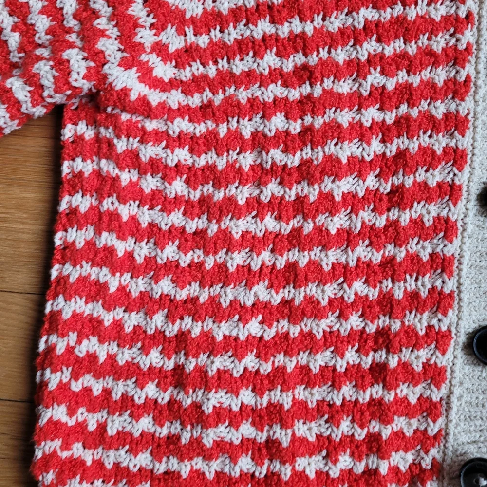 Worn Once! Closed Crochet Cardigan Arabiata - Picture 6 of 16